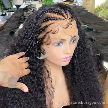 Glueless 8-40 inch HD Lace Front Wig,Wholesale Kinky Curly Human Hair Wigs For Black Women,13x4 13x6 Lace Wigs With Baby Hair